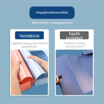 Morandi archiválódoboz, A4 színes aktatartó, könyvelési bizonylatokhoz, műanyag rögzítés