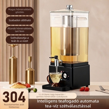Kereskedelmi ételminőségű állandó hőmérsékletű intelligens teafőző, nagy kapacitású tartály