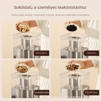 Kereskedelmi ételminőségű állandó hőmérsékletű intelligens teafőző, nagy kapacitású tartály