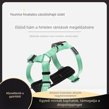 Ulas kutyahám, mellkasöv stílusú, anti-menekülés funkcióval, kis-, közepes és nagy testű kutyáknak (Alaszka)