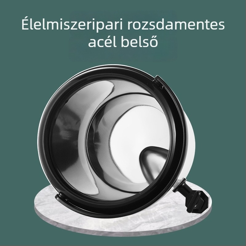 Fehér zománcolt rozsdamentes acélból készült italos tartály, nagy kapacitású, tejes-tea, szója tej és kávé számára, háromrétegű szigetelés, kereskedelmi használatra