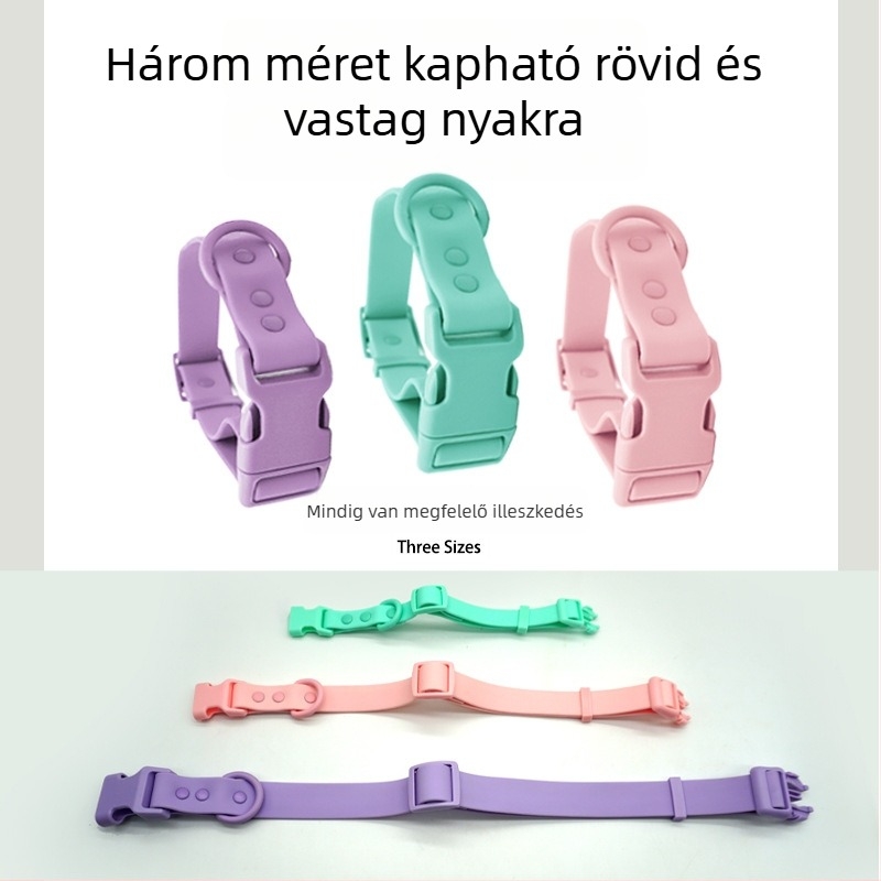 PVC vízálló kutyanyakörv, puha nyakörv és póráz, kiegészítők