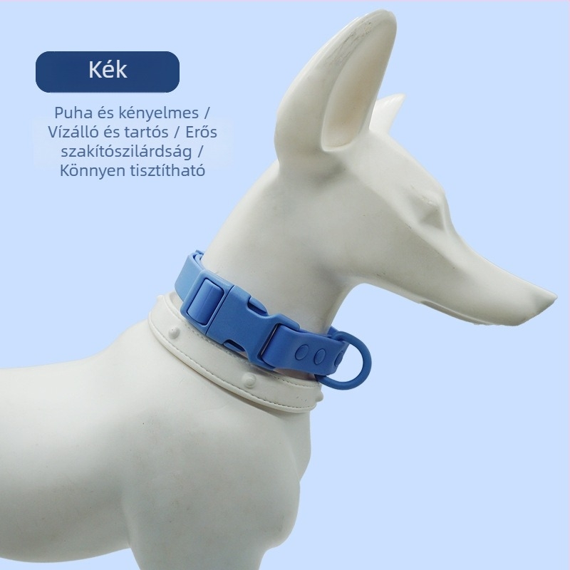 PVC vízálló kutyanyakörv, puha nyakörv és póráz, kiegészítők