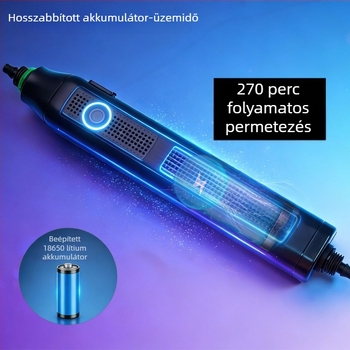 Hordozható elektromos permetező otthoni kertészkedéshez, kézi permetező növényvédő szer és öntözés számára, 5–8 liter kapacitás, állítható fúvóka