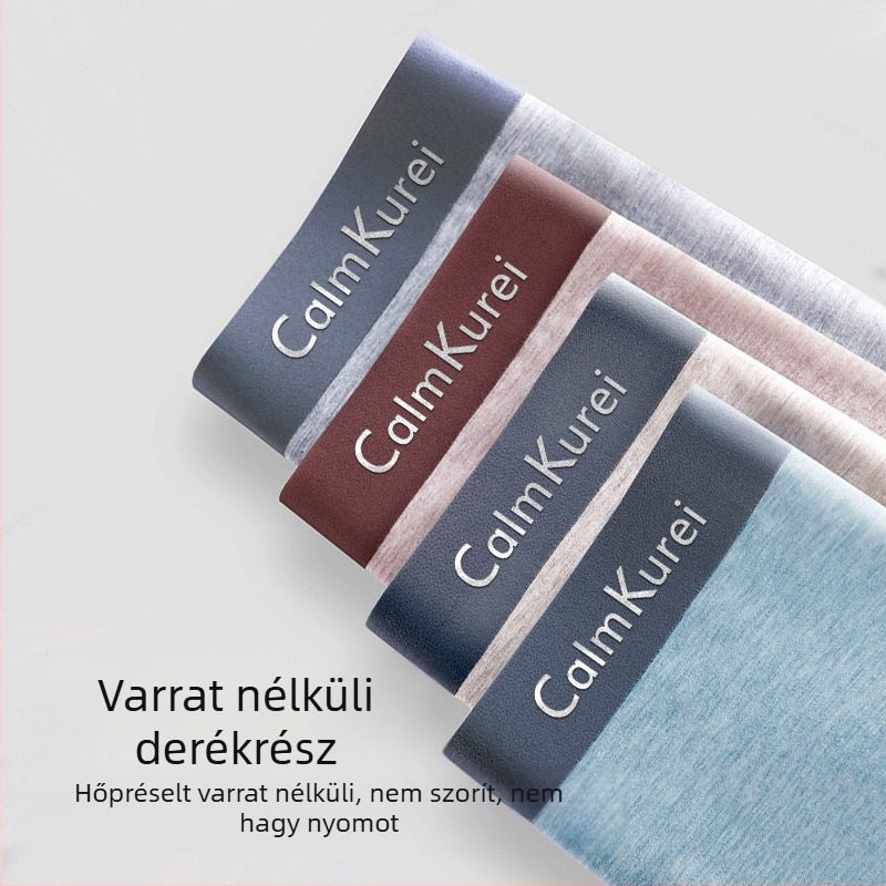 Seegave férfiak számára seamless Ice Silk boxer briefs, lélegzőek, antibakteriálisak, középmagas derekú.