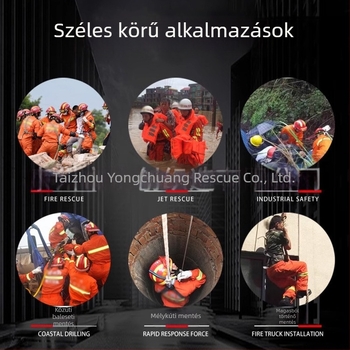 Sürgősségi mentőcsizmák tűzoltók számára, magas szárú égésálló bakancs, ütés- és áthatolás elleni védelem