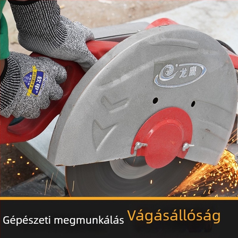 Dengsheng 659 Vágásbiztos kesztyűk, 5. szintű Soft Armor, Vastagított kopásálló konyhai kesztyűk, HPPE