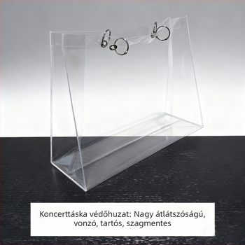 Áttetsző PVC tote táska védőhüvely, por- és vízálló, DIY kézitáska védőfedél, testre szabható