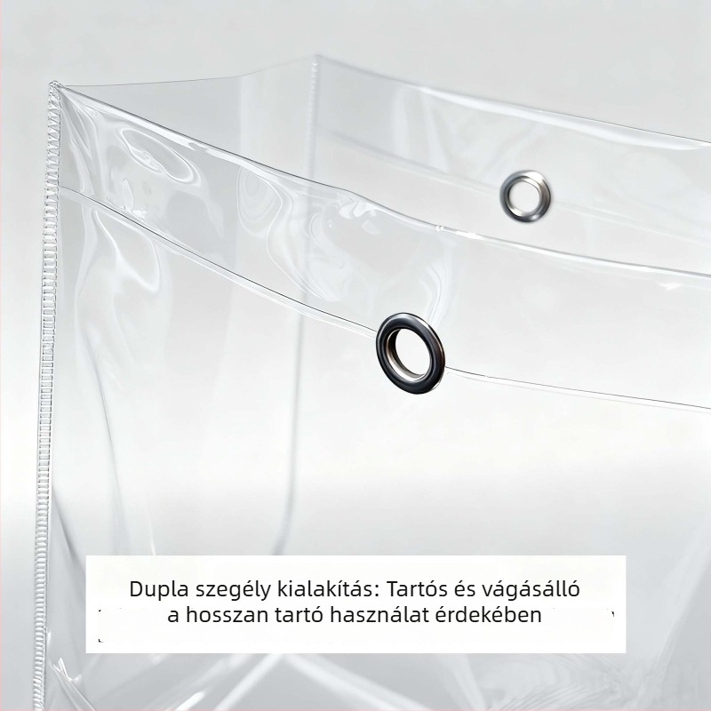Áttetsző PVC tote táska védőhüvely, por- és vízálló, DIY kézitáska védőfedél, testre szabható
