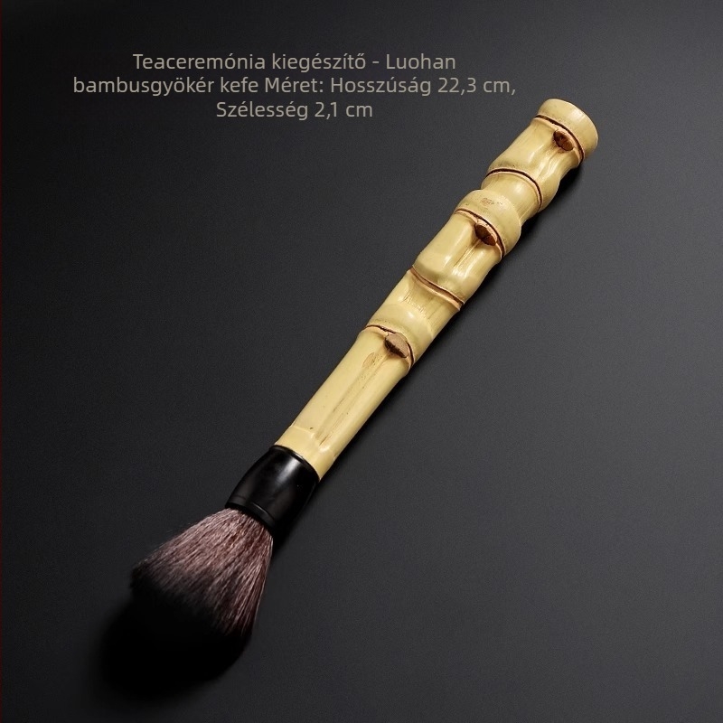 Bambuszgyökerű teáskanna, teakezelő toll, háztartási teás tálca, Gongfu tea kiegészítők, teakefe és teakereszt