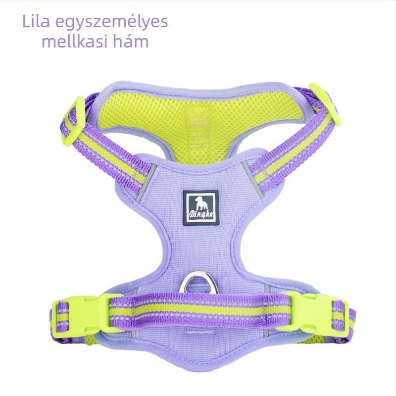 Sétahám levehető játékfigura kiegészítéssel, mellkas- és hátsó pánttal, nagy-, közepes- és kistestű kutyáknak (corgi, schnauzer), kültéri használatra