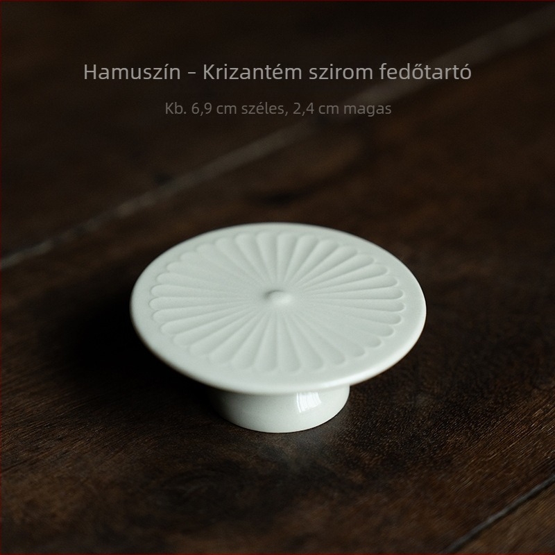 Chang Pu Ju magas lábú teáskanna fedő tartó, Yixing agyagból készült kerámia tea ceremóniára, kínai minimalist stílus