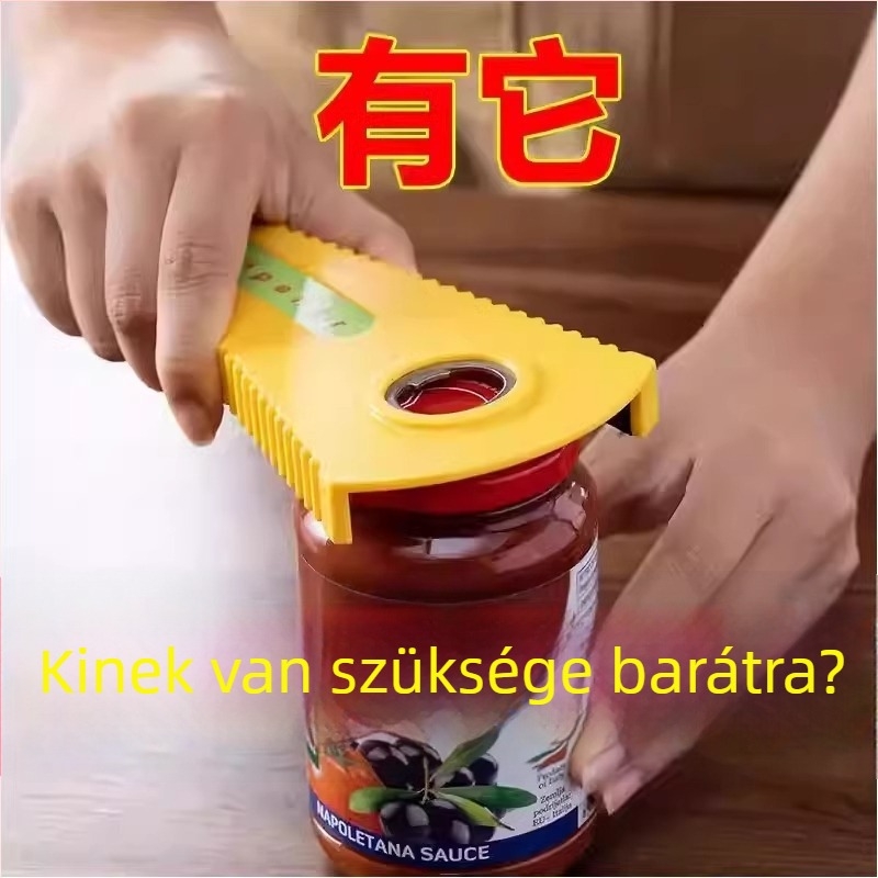 Multifunkcionális univerzális nyitó – üveg- és befőttesüveg nyitó kézi háztartási használatra