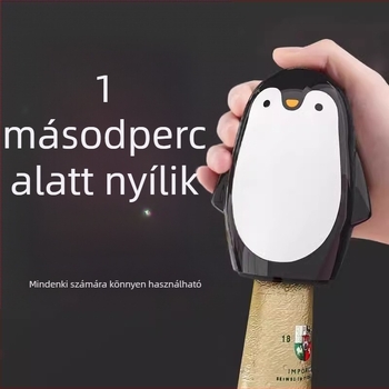 Pingvin alakú üveg- és konzervnyitó, hordozható, otthoni használatra, 2025-ös új modell