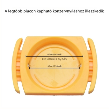 Go Swing konzervnyitó – műanyagból készült, többfunkciós palack- és italnyitó, sárga