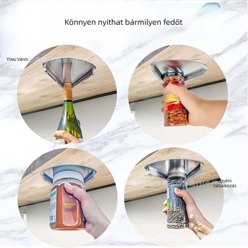 Multifunkcionális konzerv- és üvegnyitó, felső szereléshez