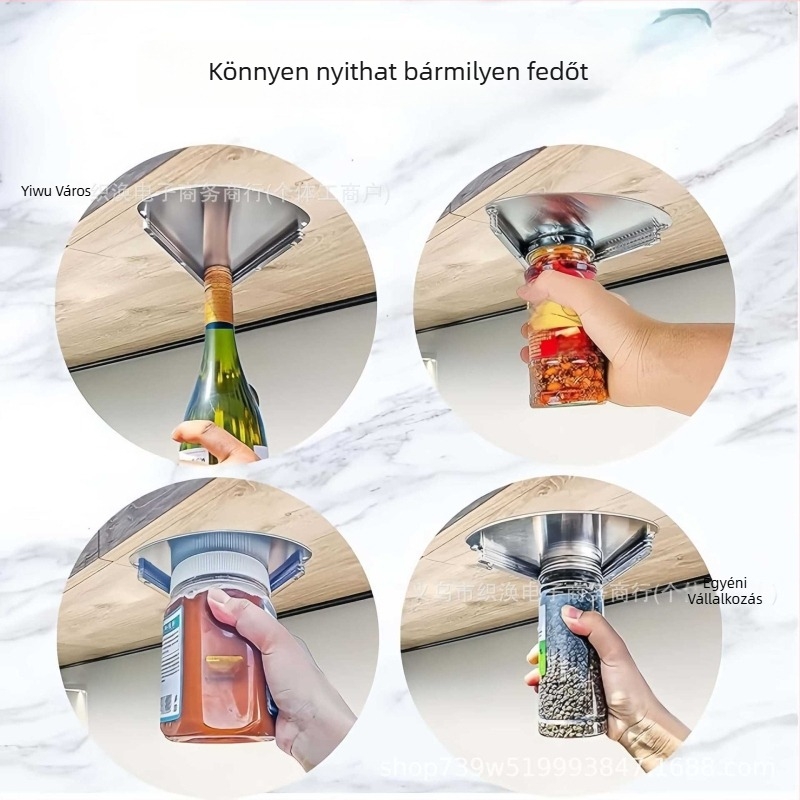 Multifunkcionális konzerv- és üvegnyitó, felső szereléshez