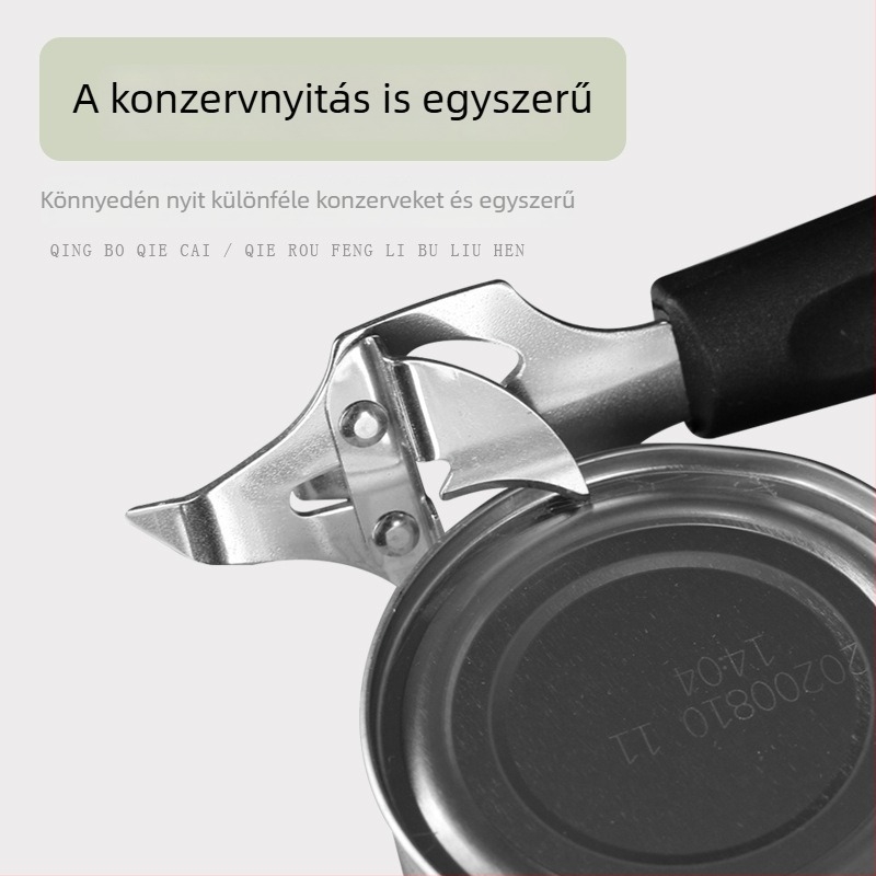 Golden Girl Többcélú hordozható üvegnyitó rozsdamentes acélból, csúszásmentes felülettel, sörösüveg és konzervnyitó