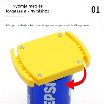 Multifunkciós sörös doboz- és üvegnyitó, morzsamentes felülettel, felső vágó rész, gyors nyitás