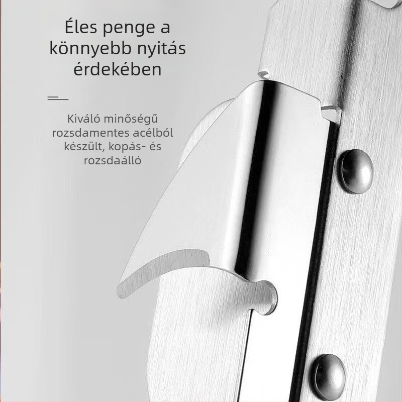Univerzális sörnyitó készlet, multifunkcionális rozsdamentes acél nyitóeszközök konzerv- és üvegnyitáshoz, prémium minőség