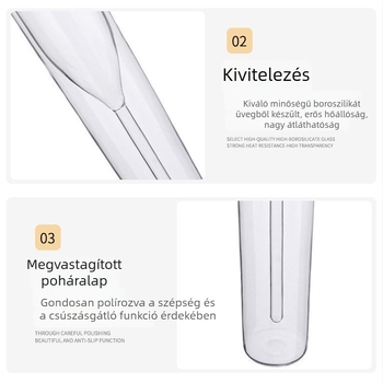 Duplafalú boroszilikát pezsgőpohár, átlátszó üveg, buborékos pohár borhoz és koktélokhoz, 101–200 ml