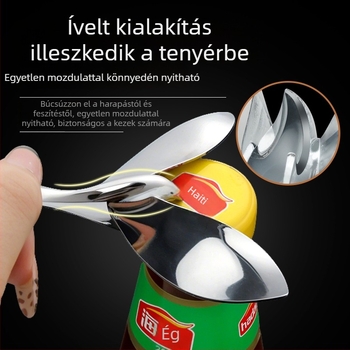 Madár alakú sörnyitó, lebegő madár – fém kreatív dekoráció