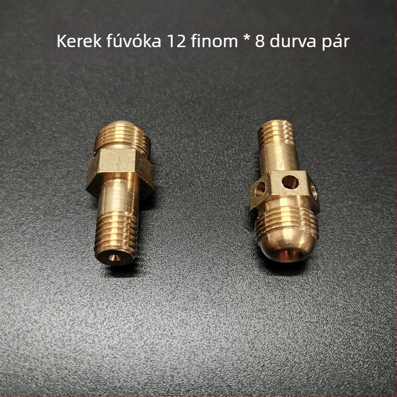 Bronz anyagú gázfőzőhöz tartozó fúvóka készlet – gázforrás módosítási alkatrészek, légszabályozó és permetezőfej