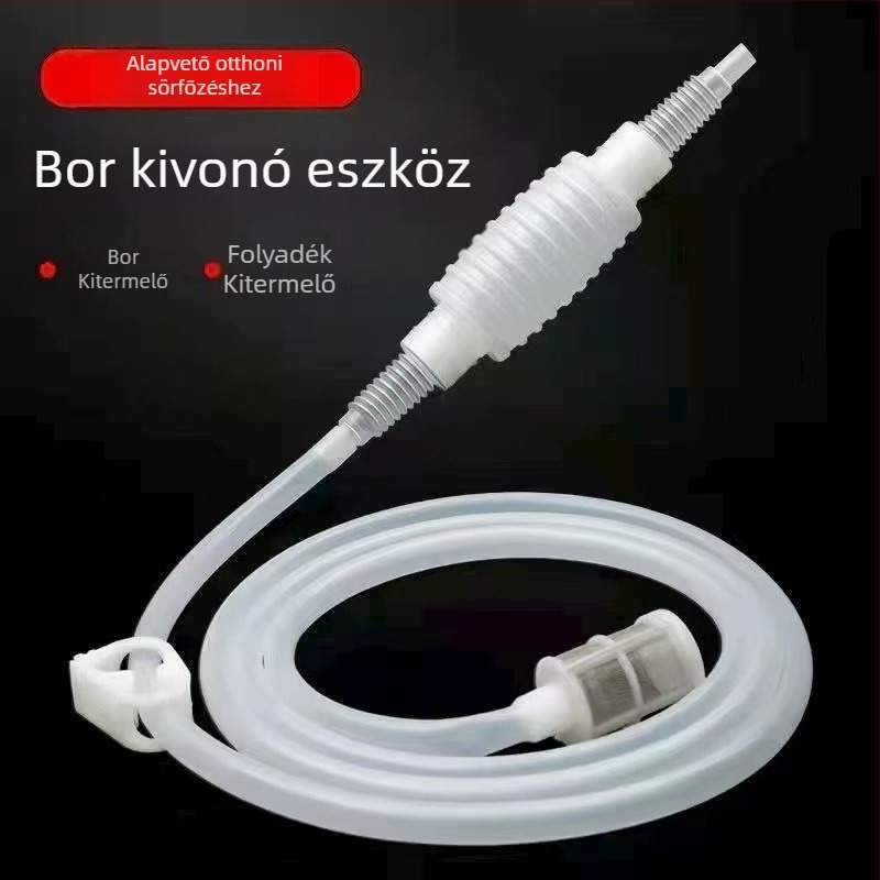 Otthoni szifonos borkivonó eszköz szűrővel