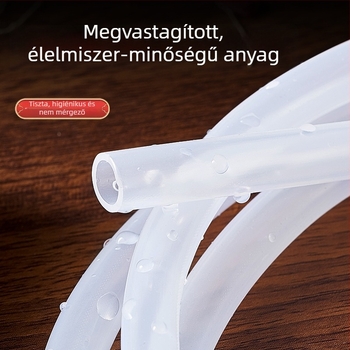 Önszívó borpumpa szűrővel a dugulás megelőzésére, élelmiszer-minőségű, szivárvány színű szívócső, borosüvegekhez