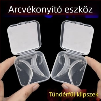 4 pár elf fülcsipesz – hordozható fülemelő – láthatatlan fülkorrekciós eszköz
