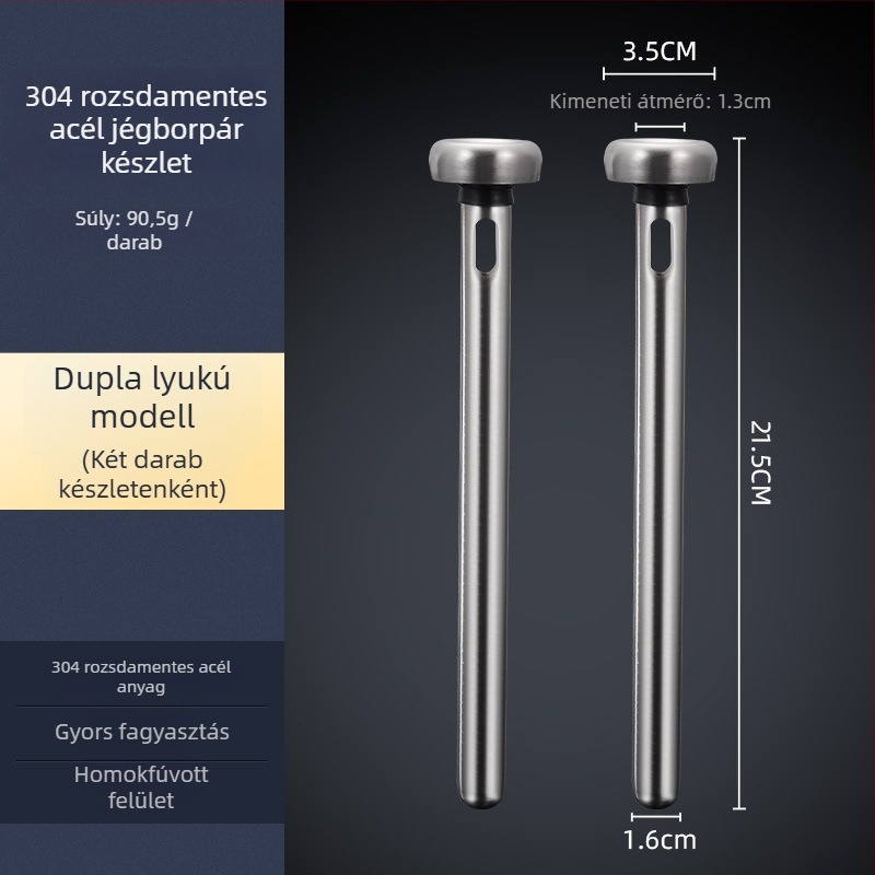 Titanium Star Treasure 304 rozsdamentes acél hűtőpálcák borhoz és sörhöz