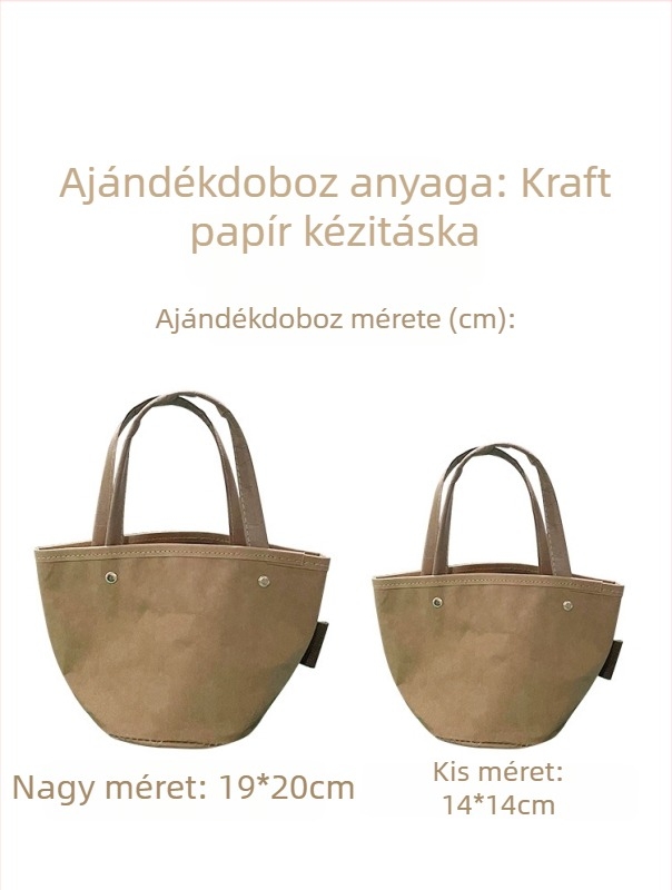 Esküvői kraft papírtasakok menyasszonyi édességzacskókkal, üres ajándékdoboztok és tote táskák