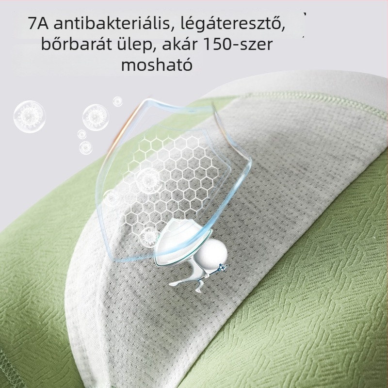 Pamut férfi alsónemű, légáteresztő, középmagas derék, jacquard textúra, antibakteriális, nagy méret
