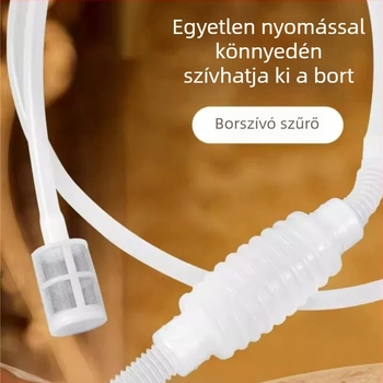 Új otthoni boradagoló, önszívó működésű, bor- és likőr adagoló, dedikált pumpás eszköz a kiöntéshez