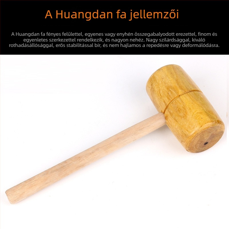 Faipari kalapács, kis fa kalapács, tömörfa kalapács, kézzel készített