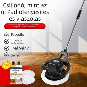 Vezeték nélküli kézi padlópolírozó gép, kompakt, fa- és kerámiapadlókhoz