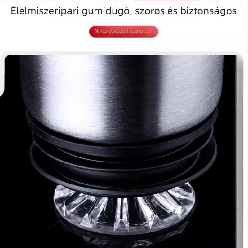 304 rozsdamentes acél decantáló fedél, zuhatag-stílusú bor-szűrő, háztartási dekantáló kiegészítő