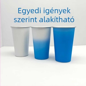 Hideg hatására színét változtató alumínium pohár – egyszínű, kreatív dizájn, több stílus