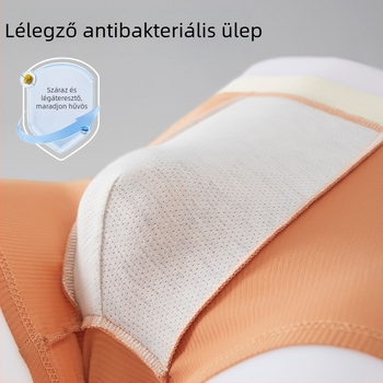 Férfi pamut boxeralsó, 5A antibakteriális, szabad esésű, lélegző, kényelmes, plusz méret