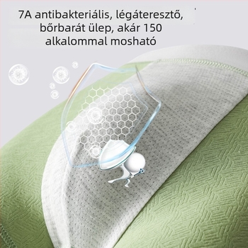Férfi pamut boxeralsó grafén antibakteriális, plusz méret, lélegző, középmagas derekú
