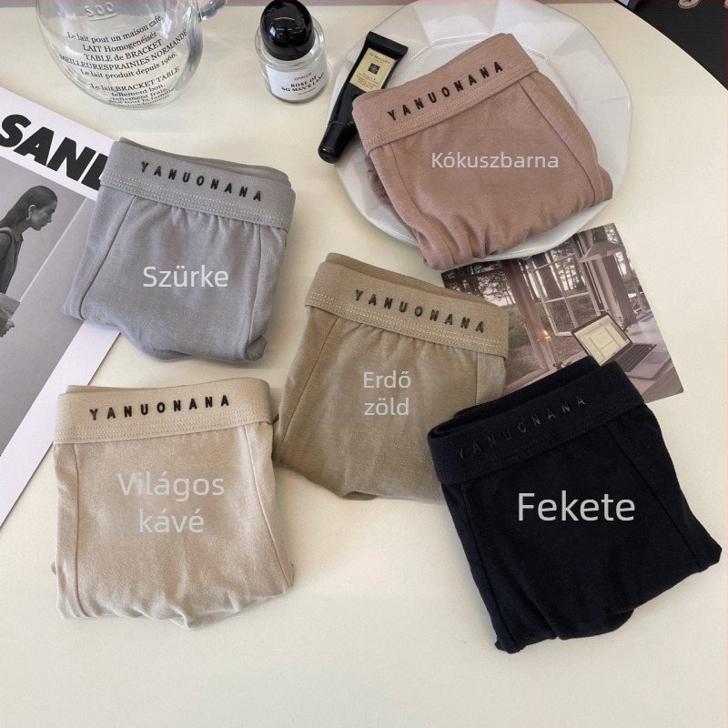Merad Color férfi pamut alsónemű, 7A antibakteriális ágyék terület, egyszerű dizájn, plusz méret, kényelmes és lélegző