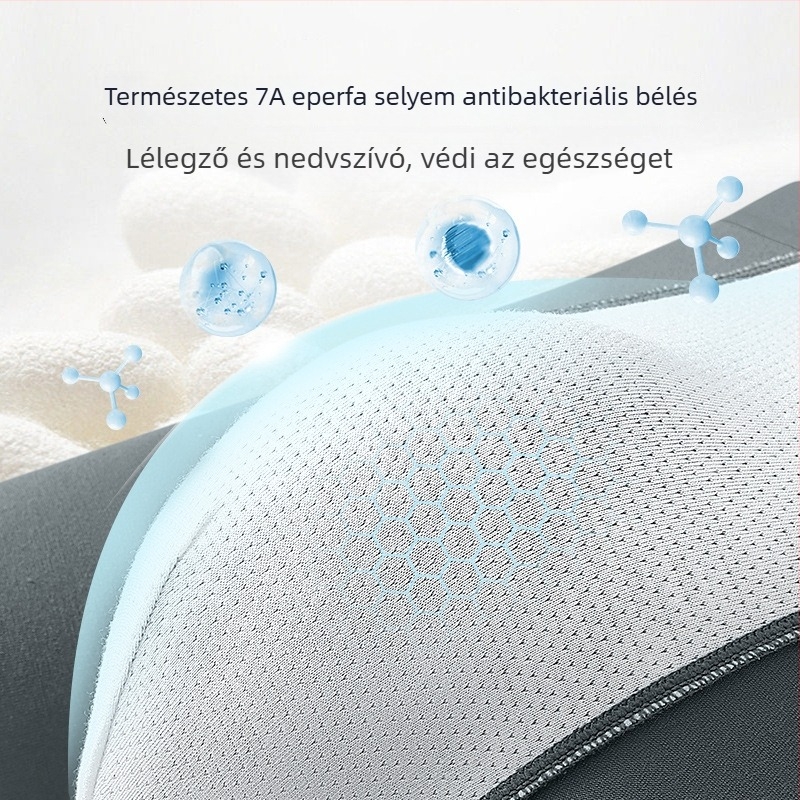 Férfiak számára varrás nélküli modal boxeralsó, antibakteriális, bőrbarát, 7A, nagy méret