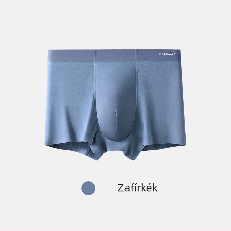 Férfiak számára varrás nélküli modal boxeralsó, antibakteriális, bőrbarát, 7A, nagy méret