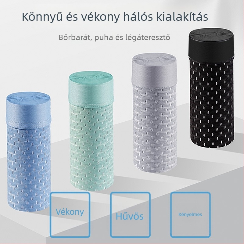 Férfiak számára varrat nélküli boxer briefs, lélegző ice silk anyagból, középmagasságú derékkal, egyszínű Canokov
