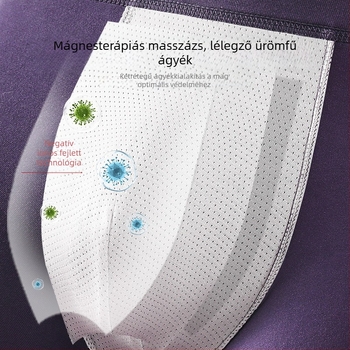 Férfi modal boxeralsó, lélegző, antibakteriális sport alsó, lazább szabás, nagy méret