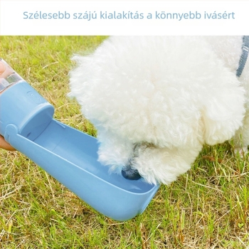 Hordozható kutyavízflaska, ivóvíz adagoló sétákhoz