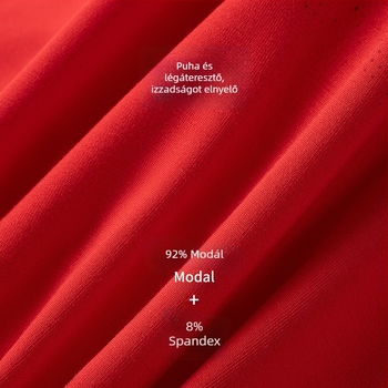 Milan 2026 új stílusú férfi boxer brief 60S modal, piros, antibakteriális, középmagas derekú, varrat nélküli