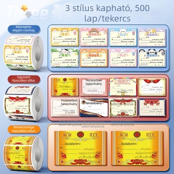 Kaba Bear Mini Jutalom Matrica Gyerekeknek – Szórakoztató Elismerő Matrica Általános Iskolásoknak