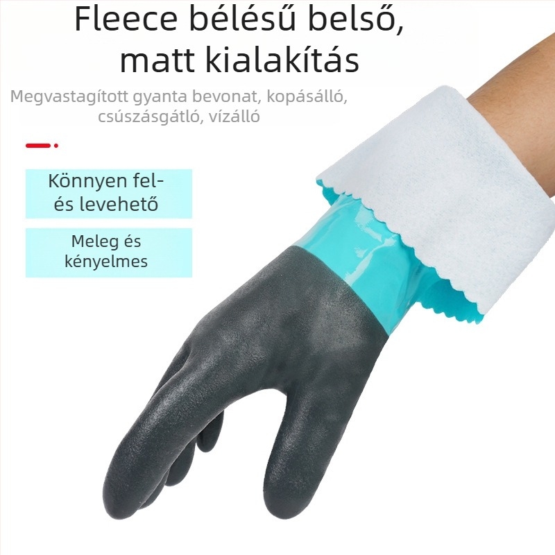 Vízálló és olajálló kesztyűk, kopásállóak, sav- és lúgállóak, csúszásmentesek, munkavédelmi kesztyűk a halászathoz
