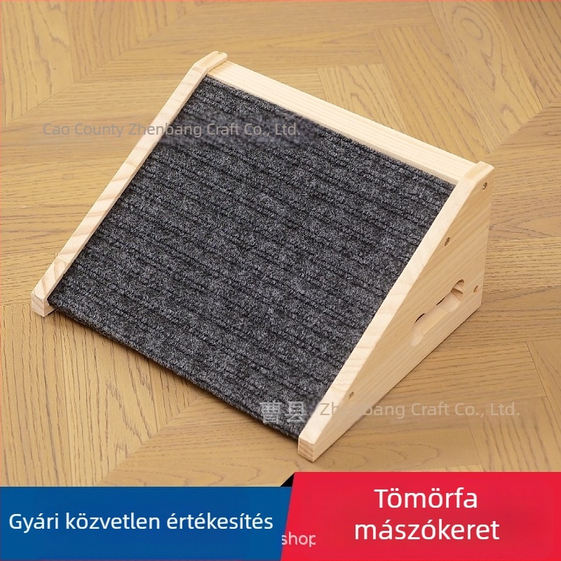 Fából készült lépcsők kis testű kutyáknak — otthoni használatra, tömörfa lépcsők, rámpa, létra és fa kiegészítő keret